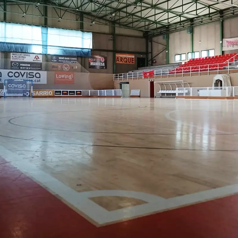 Pavelló manresa futbol sala peu de pista