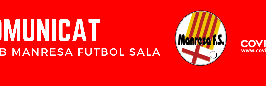 COMUNICAT CLUB MANRESA FS