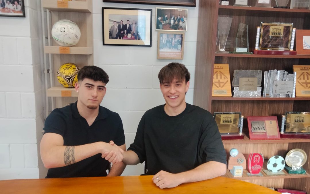ELS CANTERANS MARC CELLA I ALEIX PEREZ TORNEN AL COVISA