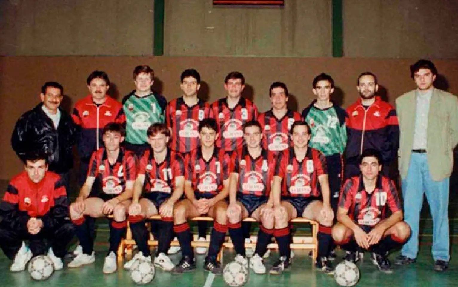 PLANTILLA FUTBOL SALA MANRESA 1990-1991