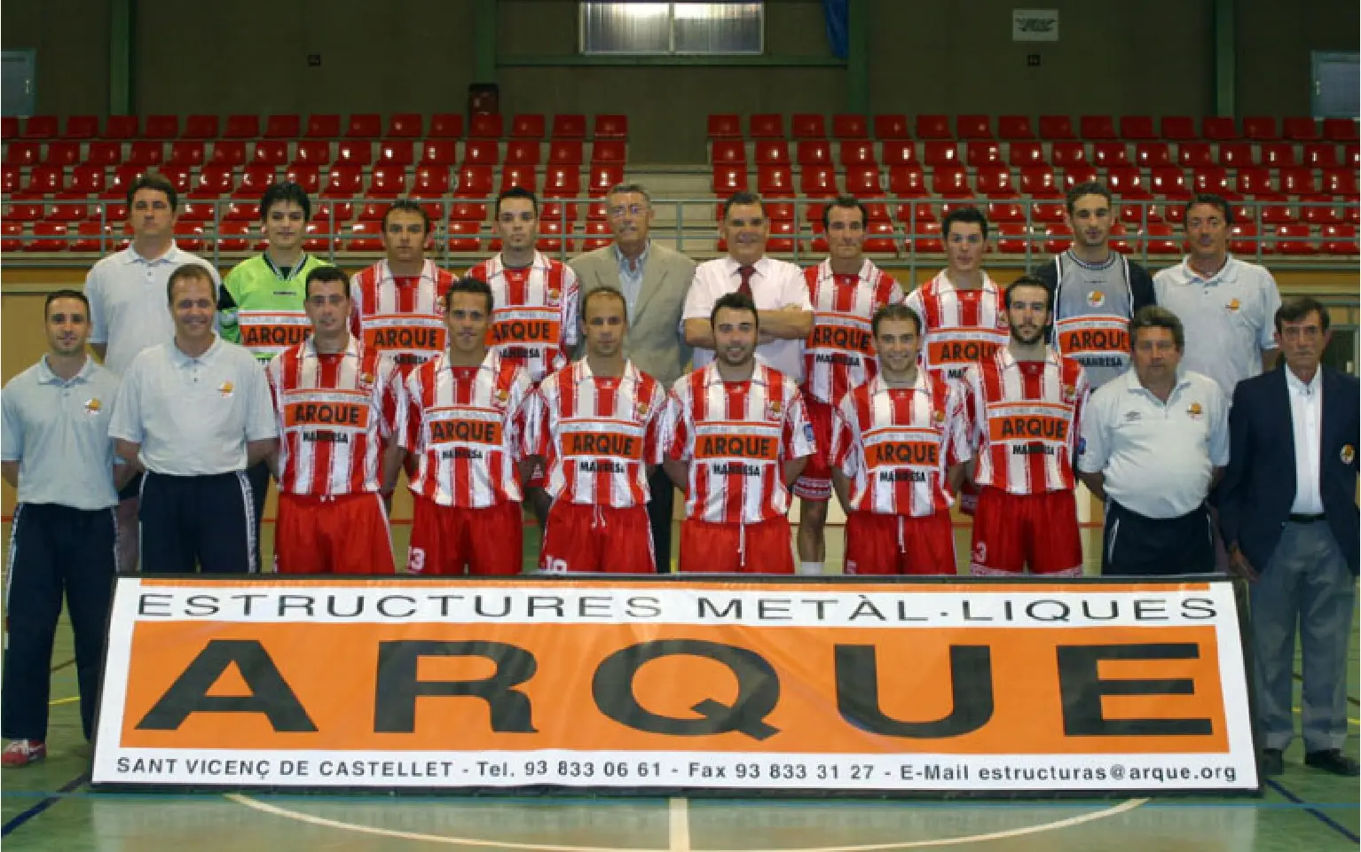 PLANTILLA FUTBOL SALA MANRESA 2002-2003