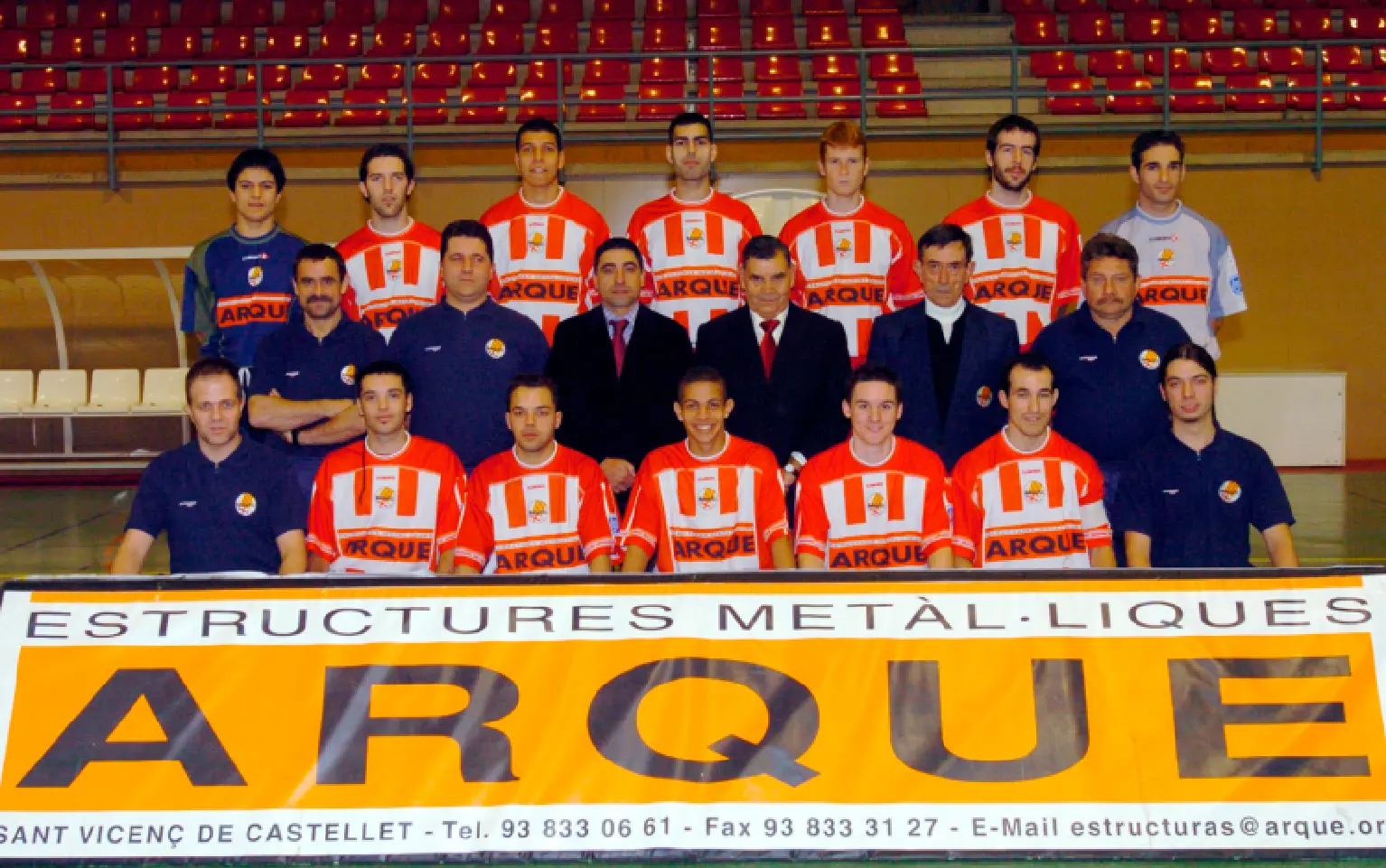 PLANTILLA FUTBOL SALA MANRESA 2003-2004