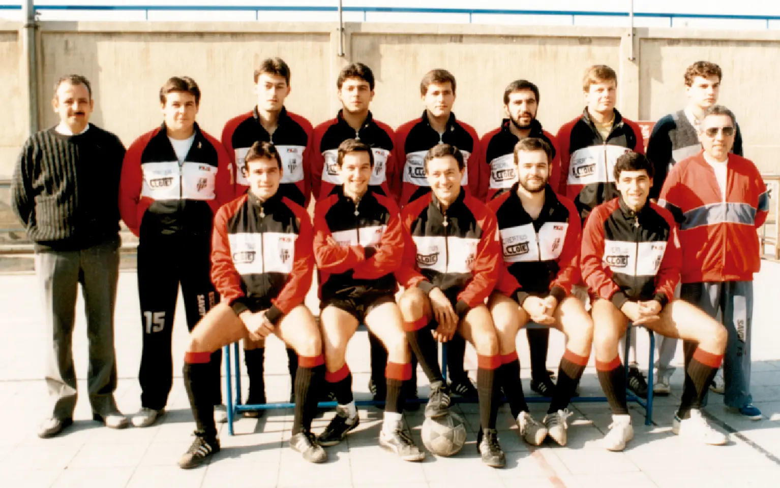 PLANTILLA FUTBOL SALA MANRESA 1986-1987